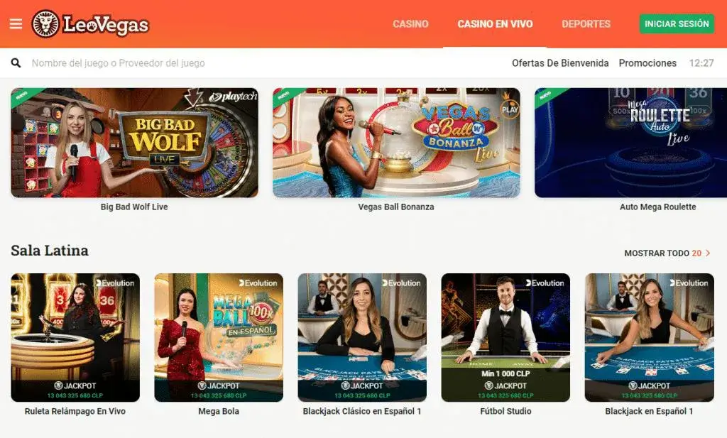 LeoVegas casino online en español de Chile LeoVegas