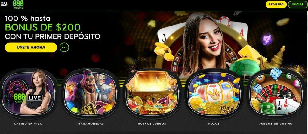 888 mejor casino con Bitcoin en Chile 888Casino